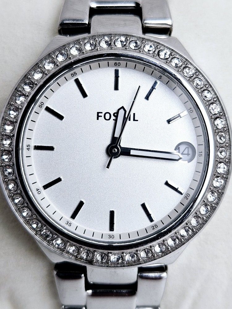 Fossil ES4336SET Blane Silver Tone Dial Stainless Steel  display picture 1