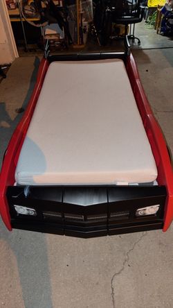 Kids Race Car Bed Frame with Mattress