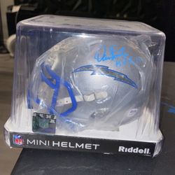 Dan Fouts Signed Mini Helmet NFL Chargers
