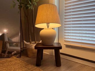Wood Step Stool / Small Table - 14.2"x10.2"x10.6"