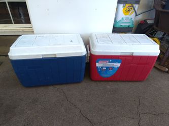 2 Coleman Coolers - $100 for Both