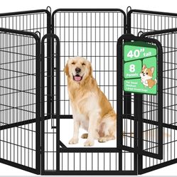 Dog Playpen 40 x 27in  Heavy Duty 