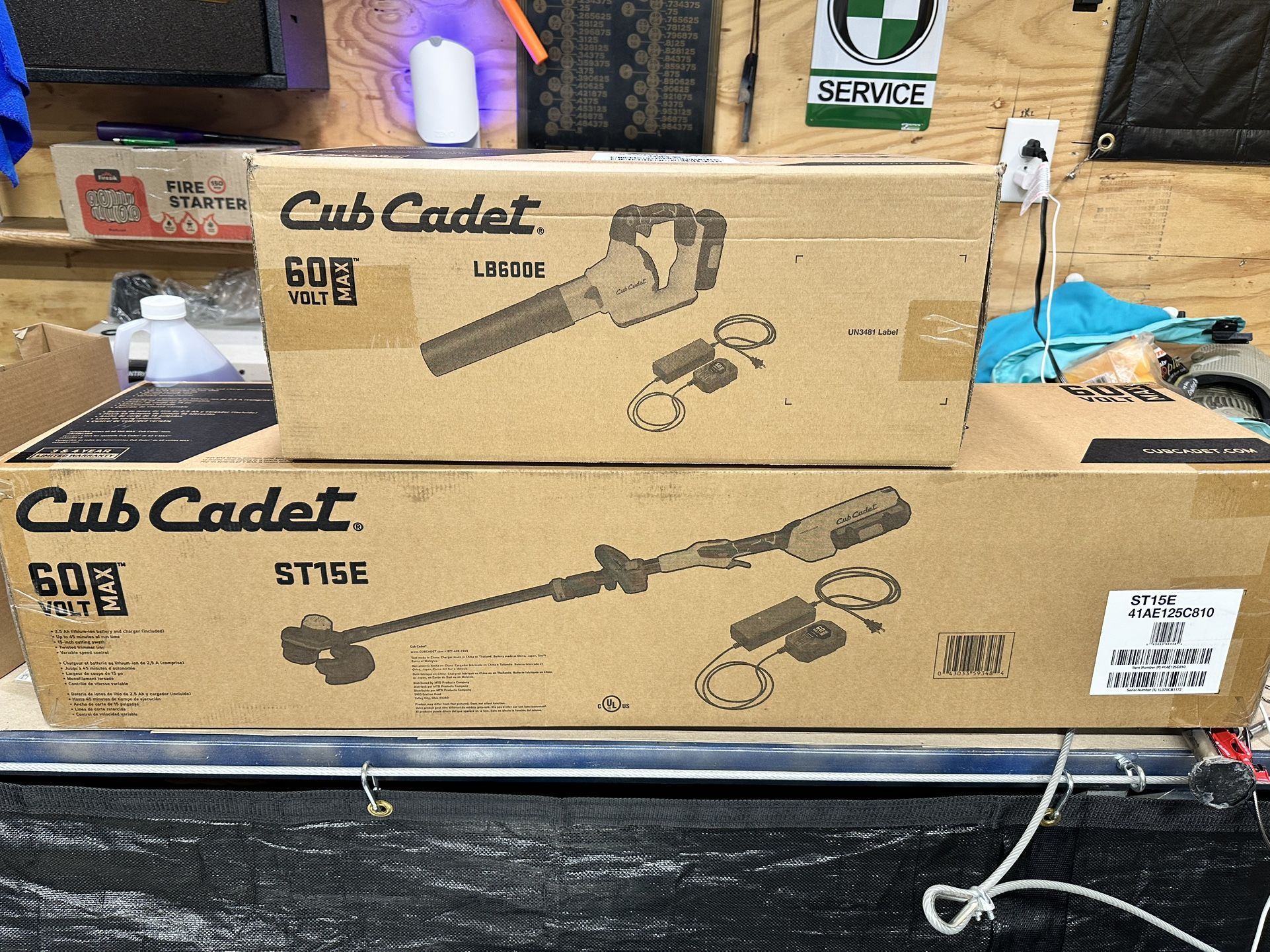 Cub cadet 60v String Trimmer And Leaf Blower