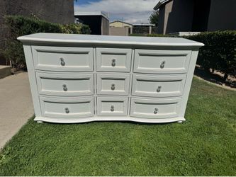 White dresser