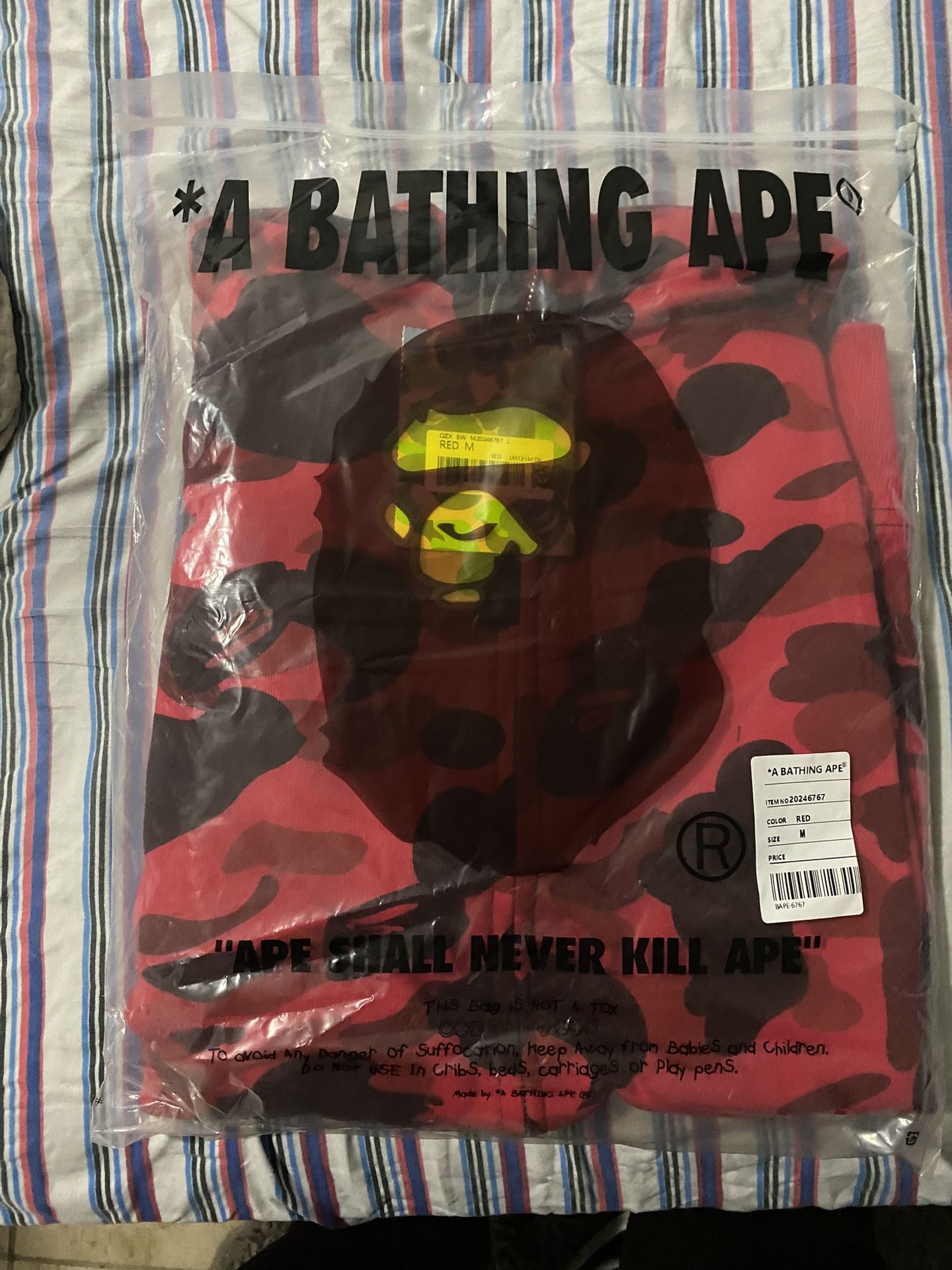 Red Bape Hoddie