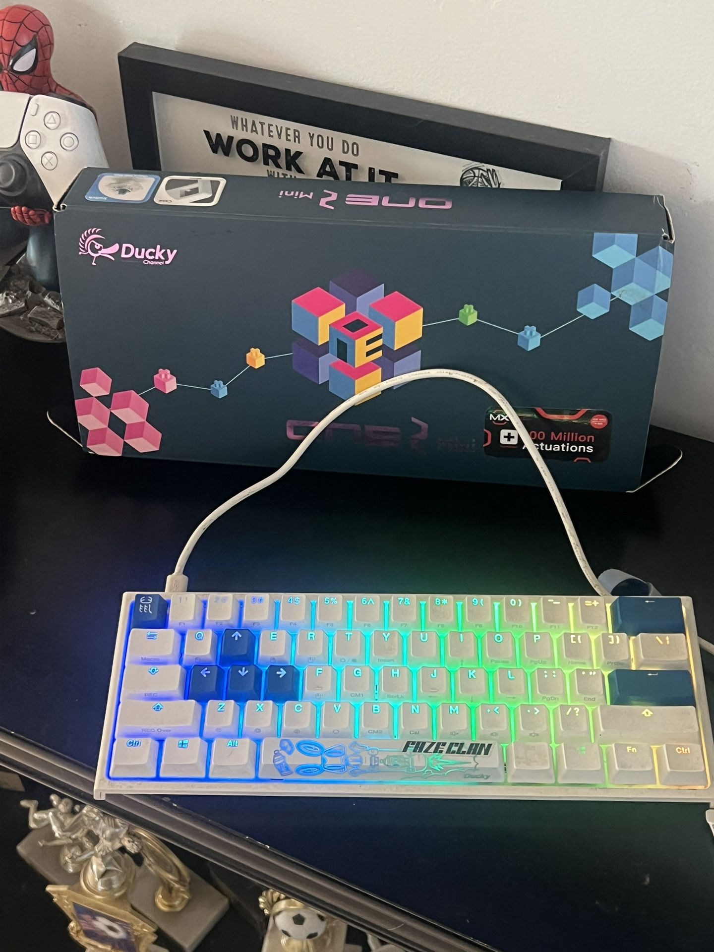 Mini Ducky Keyboard/ Blue switches
