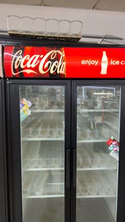 Coca-Cola Double Door Commercial Cooler