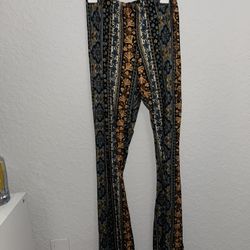 Flare Boot Cut Leggings Hippie High/Mid Rise