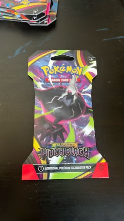 Pokemon Card Pitch Black Sleeved Booster Pack