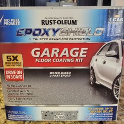 Garage floor coating kit