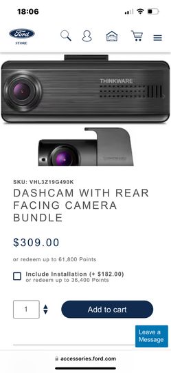 Thinkware Dash Cam 