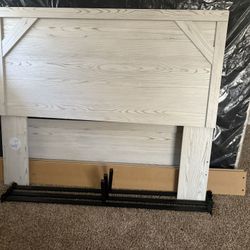 Queen Size Bed Frame N Dress Must Be Pick Up