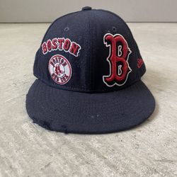 New Era MLB Boston Red Sox Fitted Cap(7 1/4)