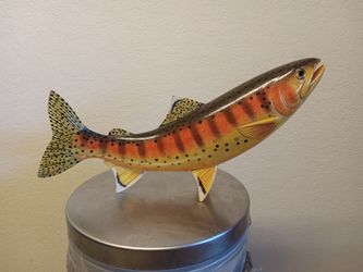 Trout Fish Taxidermy Mount Display 