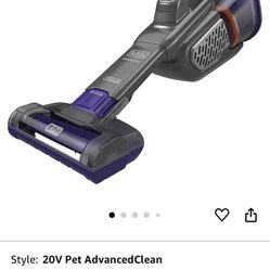 BLACK+DECKER dustbuster furbuster AdvancedClean+ Cordless Pet Handheld Vacuum, Home, Pet and Car