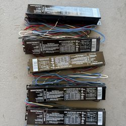 5 Pieces Sylvania High Efficiency Instant Start Quicktronic Electronic Ballast for Four 32 Watt T8 Lamps-645604