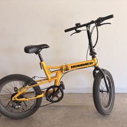 Hummer Folding Bike - 20" Wheels - 6 Speed Shimano