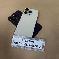Apple IPhone 14 Pro 5G - Only $1 Today Pay The Rest Later! 