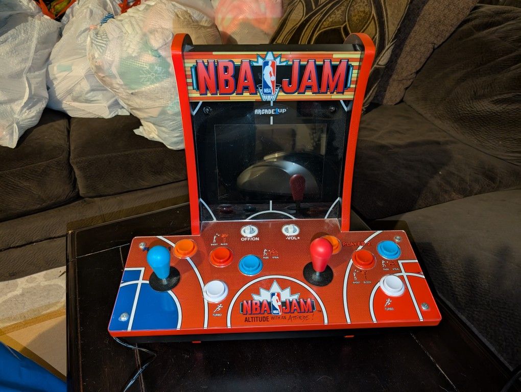 NBA JAM TABLE TOP ARCADE MACHINE!!
