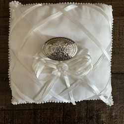 Ring Bearer Pillow - White