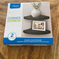 Brand New Corner Shelf Set