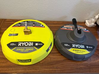 Surface cleaner for RYOBI gas and electric pressure washers, both for $30