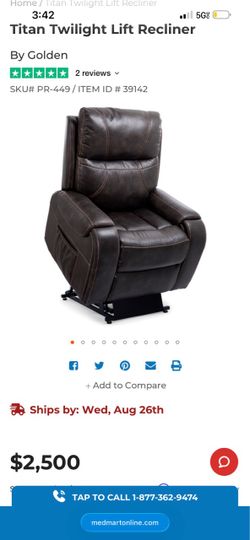 Brand New Lift Recliner Never Used Medical Grade