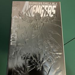 1993 Avengers #369  Silver Foil  Embossed Cover Comic Book 