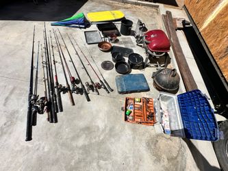 Camping & fishing stuff $80 pick up only