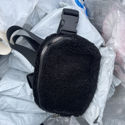 Fleece Shoulder Sling Belt Bag- Brand New