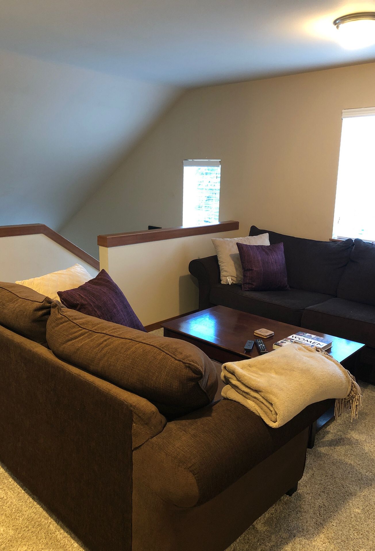 Couch, loveseat, coffee and end table