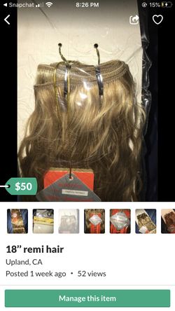 Remi hair $50 human hair