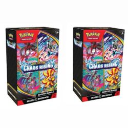 POKÉMON MEGA EVOLUTION CHAOS RISING BOOSTER BUNDLE SET OF 2
