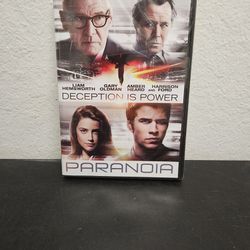 Paranoia DVD