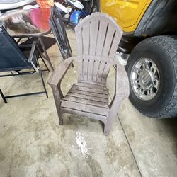 Ardendeck Brown Plastic  Chair 