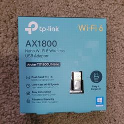 tp-link AX-1800 Wi-Fi 6 Nano USB Adapter 