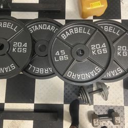 4 45lb Plates