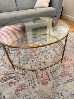 Circle Glass Coffee Table