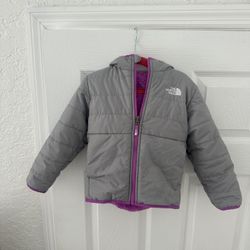 The North Face Toddler Reversible Mossbud Swirl Full Zip Hooded Jacket 3T