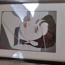 Patrick Nagel Art Framed And Matted