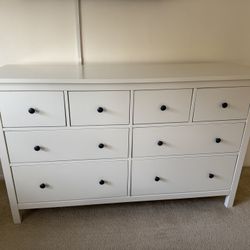 IKEA Hemnes White Dresser - 8 Drawers