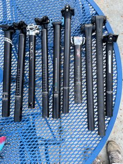 Road bike mountain bike seat posts carbon and alloy