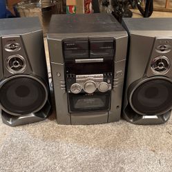 Sony Stereo System With Surround Sound