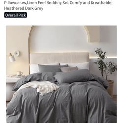 Queen Duvet Set - Gray