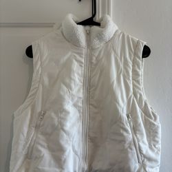 Cream Puffer Vest