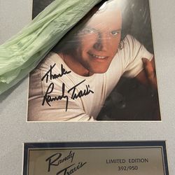 Randy Travis Signed Photo