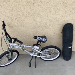 Bike And Skateboard 