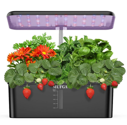 Herb Garden Hydroponics Growing System - MUFGA 12 Pods Indoor Gardening Syste
