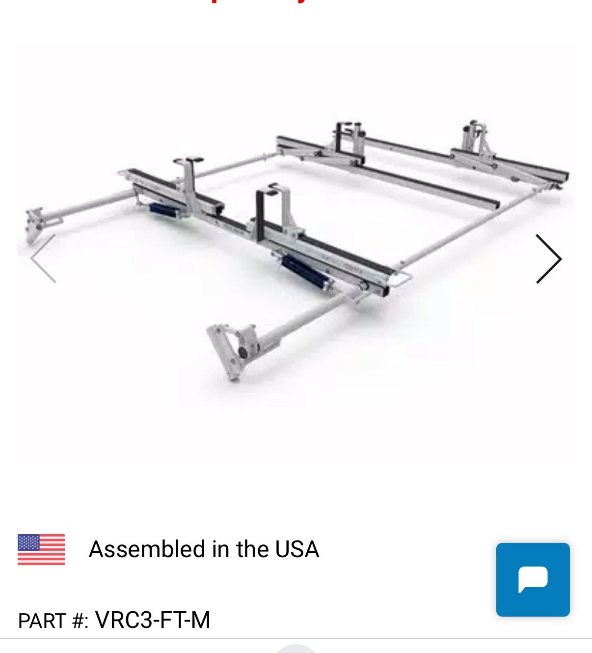 PRIME DESIGN ERGORACK VAN RACK Ram Promaster