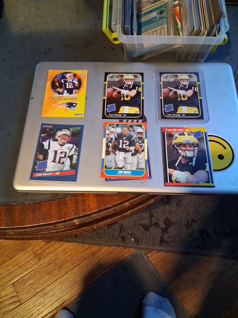 Tom Brady Rookie Cards And Pro
